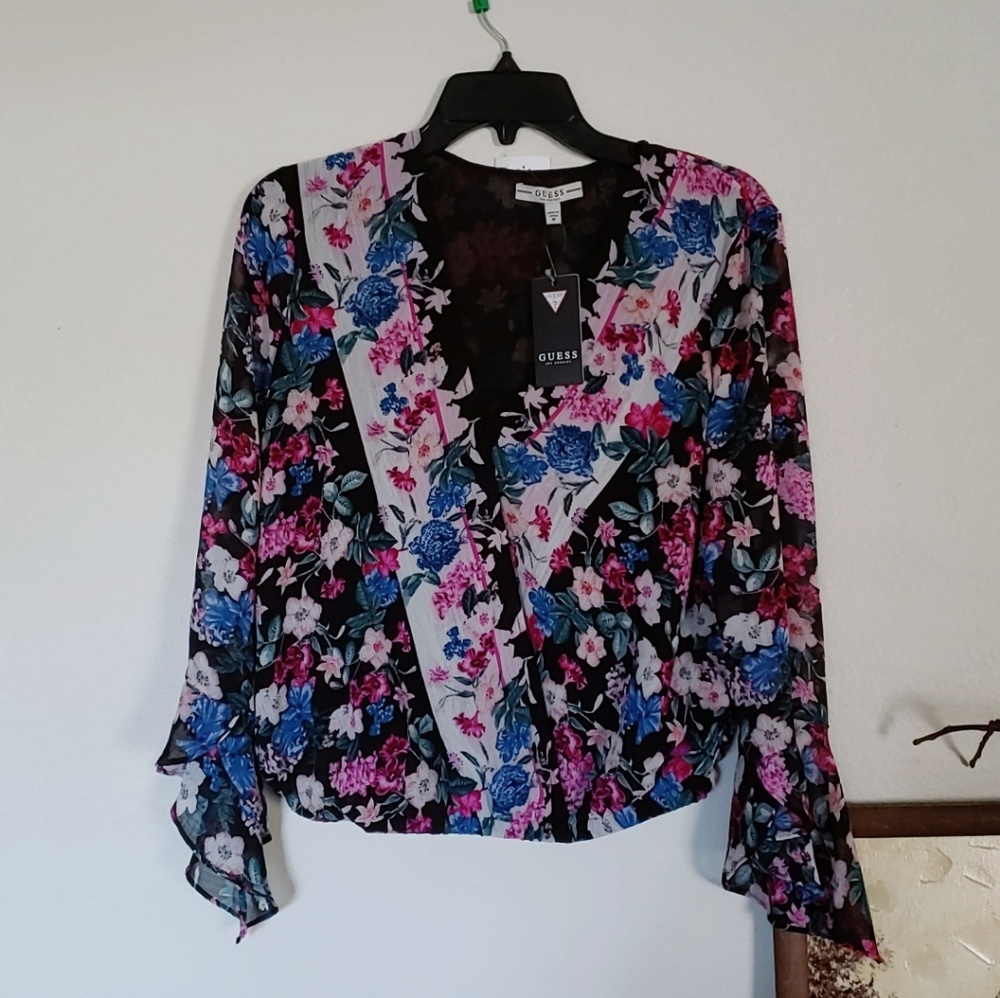 Guess floral blouse